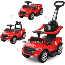 Детский электромобиль-толокар M 3575 EL-3, Ford Ranger, красный